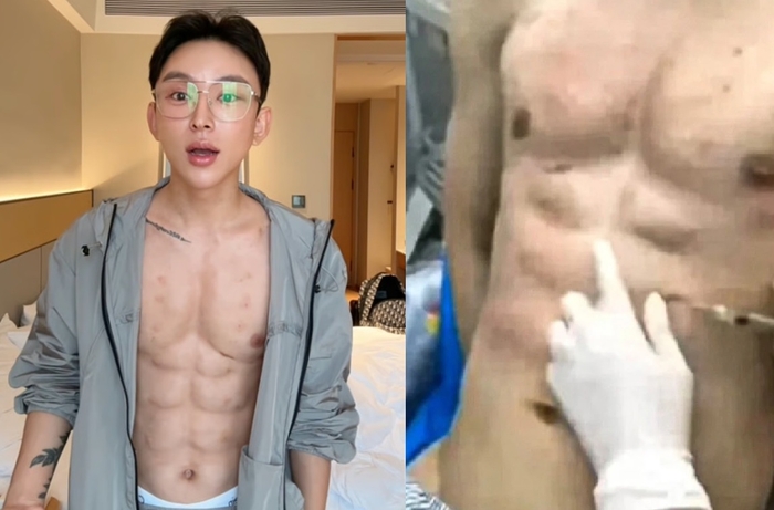 صانع المحتوى الصيني صاحب عضلات البطن المزيفة