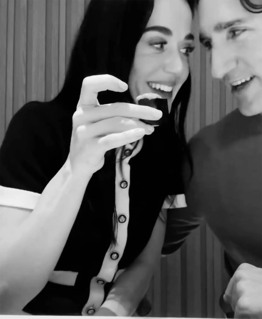 كاتي بيري وجاستين ترودو