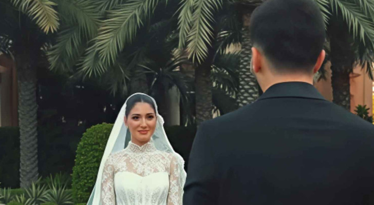 صور جديدة من زفاف شيرين عمارة وأسامة مروة تثير إعجاب الملايين!