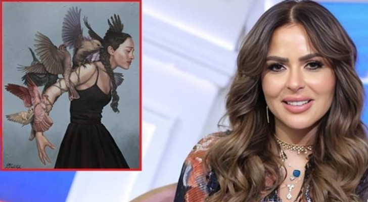 ليس أحمد السقا.. من أبلغ الفنانة الدنماركية عن سرقة مها الصغير للوحتها؟