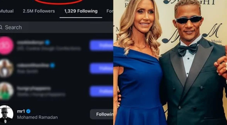 أول تعليق من محمد رمضان على صورته مع لارا ترامب