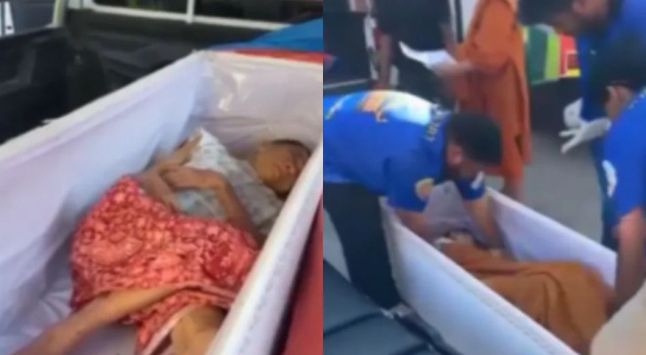 "نجت بأعجوبة!".. تايلاندية تعود للحياة قبل إحراق جثتها مباشرة (فيديو)