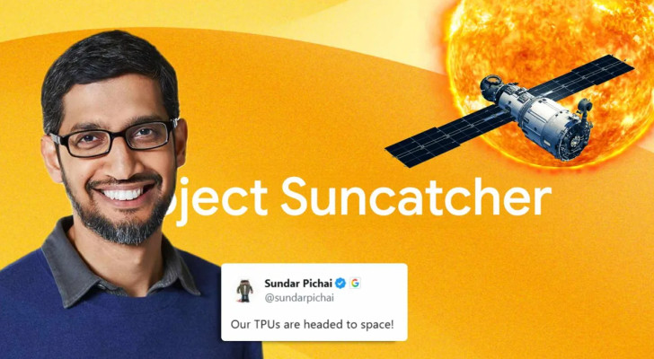جوجل تكشف خطتها لبناء مراكز بيانات تعمل بالطاقة الشمسية في الفضاء بدءا من 2027!