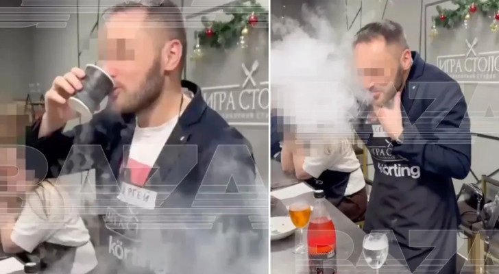 كوكتيل بالنيتروجين السائل ينقل رجلا روسيا إلى المستشفى بعد تمزق في المعدة!