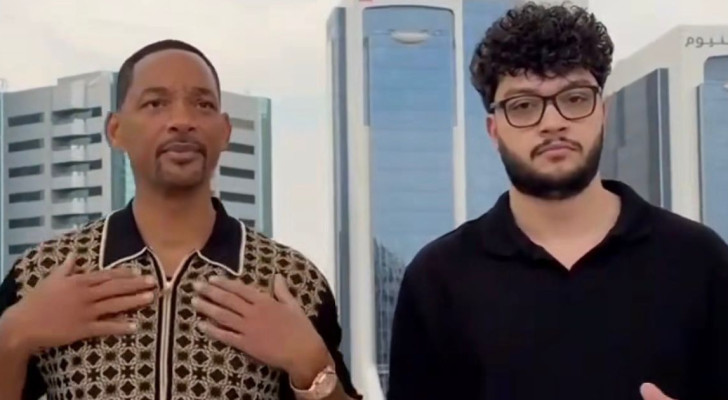 ويل سميث وأحمد أبو الرب يرقصان على أنغام "مكسرات" لأحمد سعد!