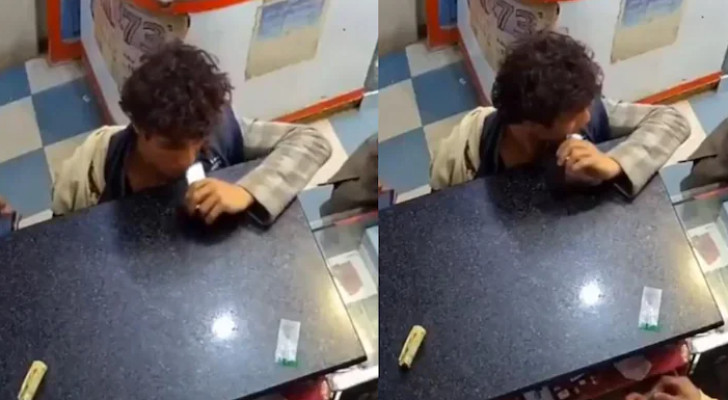 مشهد صادم حرفيا.. مراهق يعض بطارية هاتف فتنفجر داخل فمه!