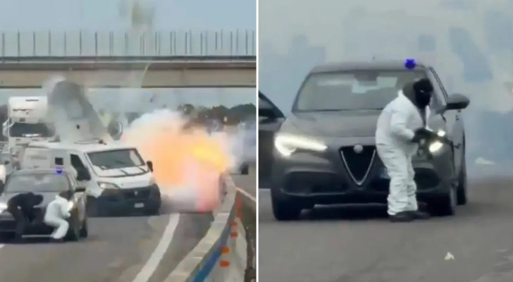 سطو "على طريقة GTA" يهز إيطاليا: تفجير شاحنة مصفحة وإطلاق نار على طريق سريع في وضح النهار!