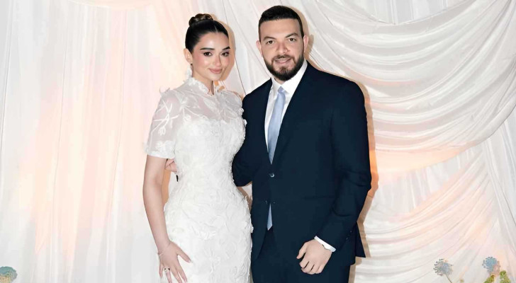 أول تعليق من عمرو الليثي بعد خطوبة نجله على ملك أحمد زاهر