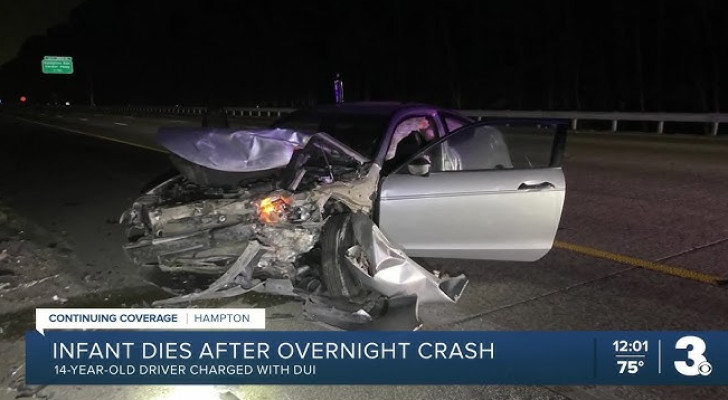 وفاة طفل عمره عام بعد حادث سيارة تسببت فيه والدته القاصر (14 عاما)!