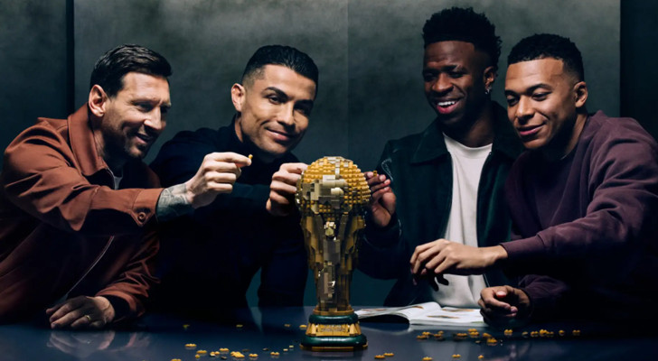 شركة LEGO تجمع ميسي ورونالدو ومبابي وفينيسيوس في إعلان واحد!