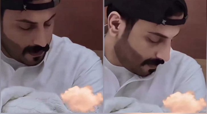 انتقادات كبيرة بسبب تصوير سعيد الزهراني لتفاصيل ولادة زوجته بالكامل!