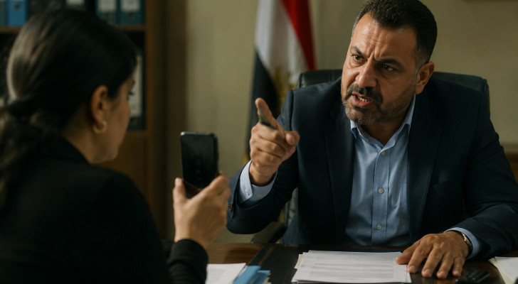 "فيديو" يهز الشارع المصري..  سيدة توقع مسؤول تربوي بـ"فخ صادم"