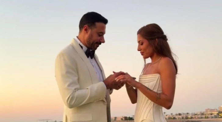 زواج أحمد السعدني من ميرنا الهلباوي