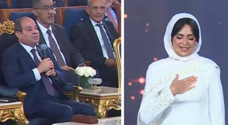 السيسي يوجه رسالة مؤثرة لـ هبة مجدي (فيديو)
