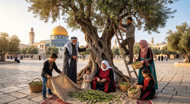 زيتون فلسطين يحمل وجع الأرض و حكاية صمود لا تنتهي